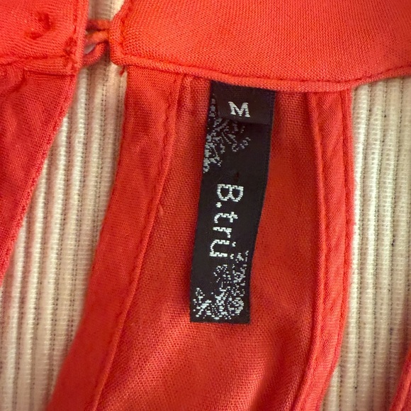 White and Orange Embellished Sleeveless Tank Top - Picture 6 of 7